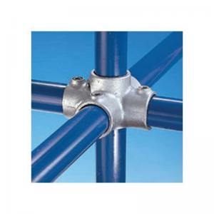 Metal clamp systems - Type A 27mm - 4-way cross with vertical through