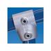 Metal clamp systems - Type D (48mm) - Middle rail pivot (0° to 11°) 319280