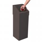 Fire retardant push flap waste bin 319575