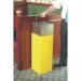 Fire retardant push flap waste bin 319575