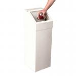 Fire retardant push flap waste bin 319587