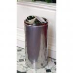 Aluminium effect litter bins 319609