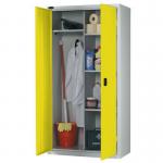 Strong industrial cupboards - janitors cupboard - Choice of five colours 319753