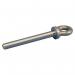 The photo shows two long shank collared eyebolts by Slingsby Lifting Equipment. These imperial eyebolts have a SWL of 1.4 ton and are labeled with the product code 319873.