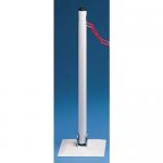 Barrier System - Collapsible Post, White