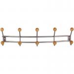 Economy coat rail with hooks - 10 hooks 320092