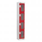 Vision Panel Door Lockers - 4 Door - Small 320265