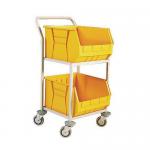 Trolley - Storage C/W Yellow Linbins