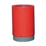 Open top waste bin with liner 321778