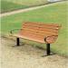 Wooden outdoor bench seats - Russet seat 321877