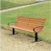 Wooden outdoor bench seats - Russet seat 321877