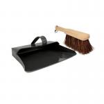 Metal dustpan and coco hand brush 322301