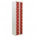 Locker - Personal Effects 20 Comp Red Door 1800 X 450 322591
