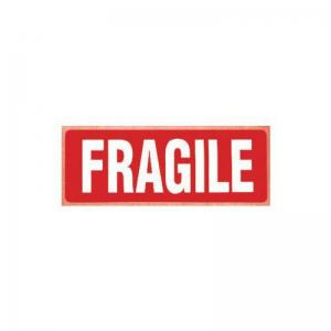 Self adhesive packaging labels - 89 x 32mm - Fragile 322710