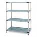 Metromax Q polymer shelving - 4 shelf unit- Starter bays 323575