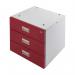 Drawer Unit Triplered Drawers 420 X 420 X 430 mm 323665