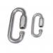 This picture shows a set of durable Slingsby lifting equipment quicklinks made of stainless steel. The standard aperture has an opening of 12mm, and the item code is 323947.