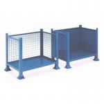 Steel box pallets with open front - Mesh sides 323980