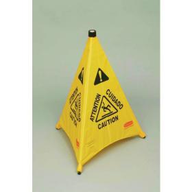 Rubbermaid pop up safety cone sign 324089