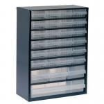 Raaco professional clear drawer storage cabinets - 420mm height 324128