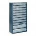 Raaco professional clear drawer storage cabinets - 555mm height 324171