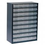 Raaco professional clear drawer storage cabinets - 420mm height 324193