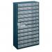 Raaco professional clear drawer storage cabinets - 555mm height 324208