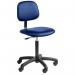 Chair Vinyl Industrial 5 Starbase with Castors Blue 324982