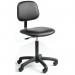 Chair Vinyl Industrial 5 Starbase with Castors Black 324983