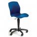 Chair - Polypropylene Bluewith Castors Low Base 325031