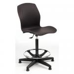 Chair Polypropylene Black High Base With