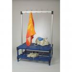 Double Bench with Hooks - Blue 12 Hooks - Length 1000 mm 325423