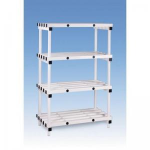 Plastic shelving - up to 360kg - Static units -Cream - Choice of 4