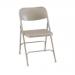 Steel folding chairs with upholstery - set of 4 325547