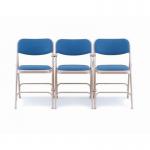 Steel folding chairs - set of 4 325550