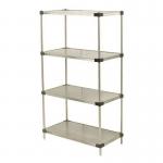 Metro Super Erecta ® solid stainless steel shelving - 4 shelves 325663