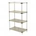 Metro Super Erecta ® solid stainless steel shelving - 4 shelves 325663