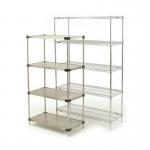 Metro Super Erecta ® solid stainless steel shelving - 5 shelves 325707