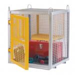 Cage, Security - Staticgalvanised with Yellow Doors 326009