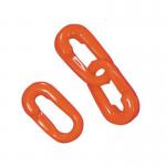 Plastic chain barrier system - Split joints - Red 326018