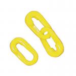 Plastic chain barrier system - Split joints - Yellow 326020