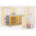 Cage, Security - Mobilestove Enamelled Yellow 326046