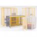Cage, Security - Mobilestove Enamelled Yellow 326046