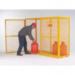 Cage, Security - Staticstove Enamelled Yellow 326051
