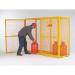 Cage, Security - Staticstove Enamelled Yellow 326051