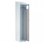 Locker Soiled Garment Slopingdisposal Cap.45 Items L.grey 326368