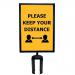 Tensator Advance barrier system - universal sign holder - A3 Portrait 326402