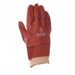 Gloves - Red Pvc Knitwristsize 9.5 - Pack of 10 Pairs 327547