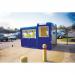 Gatehouses, kiosks and paystations - Waiting shelters/paystations without windows - mid blue 328114