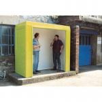 Gatehouses, kiosks and paystations - Waiting shelters/paystations without windows - golden yellow 328117